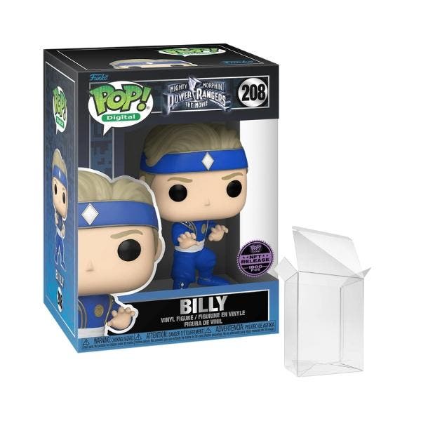 Funko Pop! Power Rangers - Billy #208 NFT Release, Collections, Jouets miniatures, Envoi