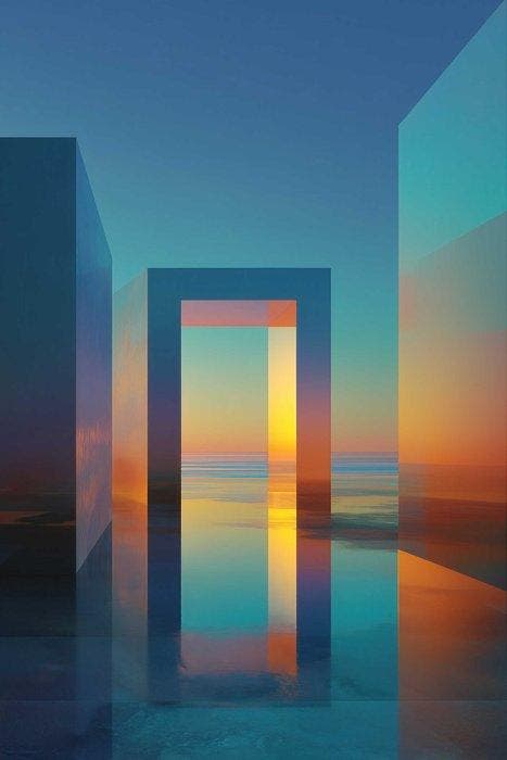 Lea Ottavi - Silence Beyond Horizon · XXL, Antiek en Kunst, Kunst | Designobjecten