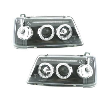 PHARES POUR PEUGEOT 205 90-96 ANGEL EYES FOND NOIR, Verzenden