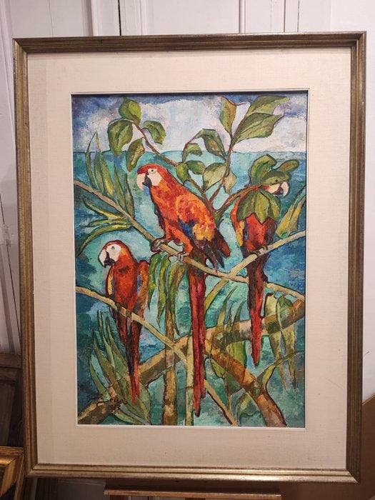 Europese school (XX) - La selva, Antiquités & Art, Art | Peinture | Classique
