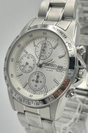 Seiko - SBTQ039 - Zonder minimumprijs - Chronograph White