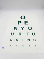 Alex Bucklee (XX-XXI) - Eye Test Save The Forest White, Antiek en Kunst