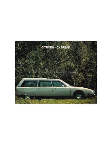 1976 CITROËN CX BREAK BROCHURE NEDERLANDS, Ophalen of Verzenden