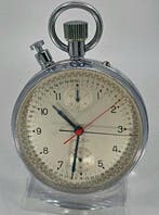 LEMANIA - große Lepine Taschenuhr - Rattrapante Chronograph, Nieuw