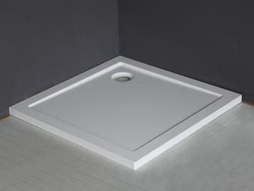 Luxe douchebak SMC vierkant 90 x 90 x 4 cm wit, Ophalen of Verzenden, Nieuw, Douche