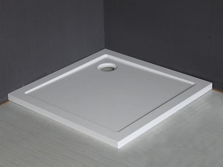 Luxe douchebak SMC vierkant 90 x 90 x 4 cm wit, Doe-het-zelf en Bouw, Sanitair, Douche, Nieuw, Ophalen of Verzenden