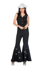 Cowboy Set Dames Zwart, Verzenden, Nieuw