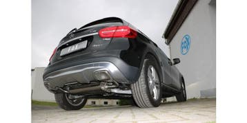 FOX Mercedes GLA - X156 4-matic einddemper dwars uitgang rec, Verzenden