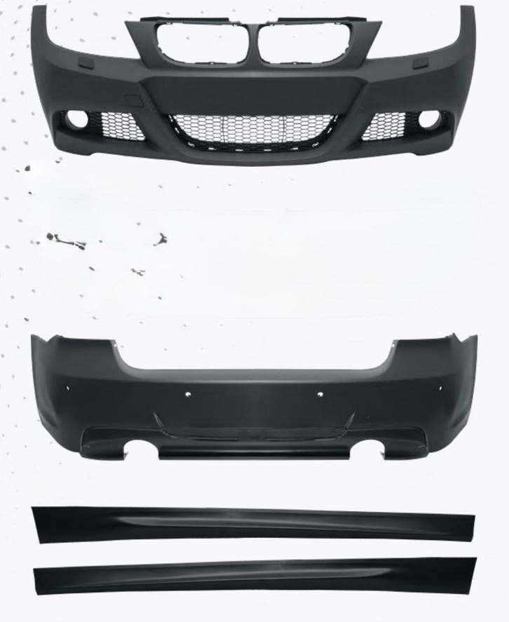 BMW 3-Serie E90 M-Tech bodykit 335 dubbel uitlaat 05-08, Autos : Pièces & Accessoires, Carrosserie & Tôlerie