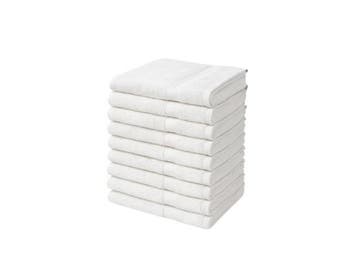 Veiling - Handdoeken 50×100 cm – Set van 10 – 400 g/m², Nieuw