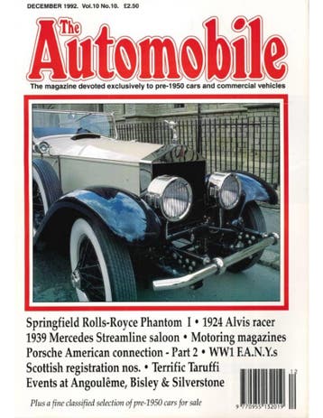 1992 THE AUTOMOBILE MAGAZINE 10, Nieuw