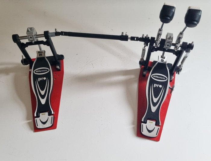 Millenium - Pro Dubbel Bassdrum Pedaal - Batterie (Sans prix, Musique & Instruments, Instruments à vent | Flûtes à bec