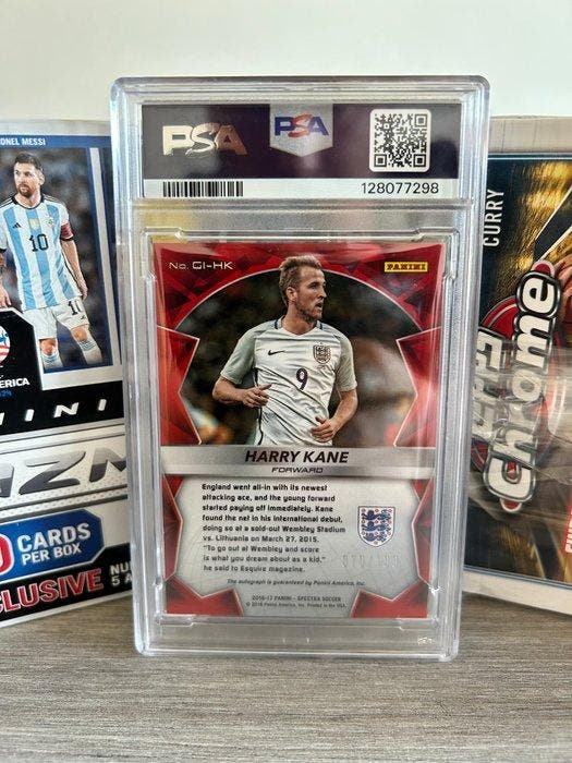 2016 Panini Spectra, Global Icons Harry Kane GI-HK, Verzamelen, Stickers