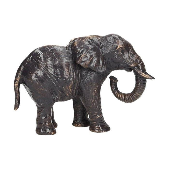 Beeldje - Elephant - IJzer, Antiek en Kunst, Kunst | Designobjecten
