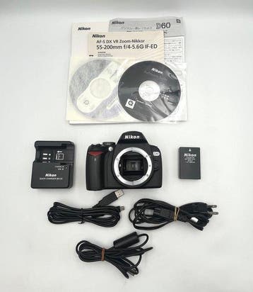 Nikon D60 Digitale reflex camera (DSLR), TV, Hi-fi & Vidéo