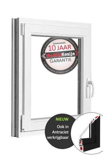 SCHÜCO KIEPRAMEN EN DRAAIKIEP DIRECT UIT VOORRAAD, Gevelraam of Ruit, Minder dan 80 cm, 80 tot 120 cm, Nieuw