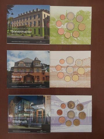 Luxemburg. Year Set (BU) 2018/2020 (3 sets) (Zonder