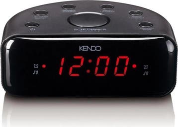 Wekkerradio - Digitale wekker - Alarmklok - Zwart - KENDO •, Verzenden