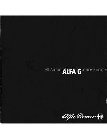 1983 ALFA ROMEO ALFA 6 BROCHURE FRANS, Boeken, Nieuw