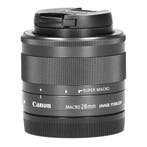Canon EF-M 28mm f/3.5 Macro IS STM met garantie, Ophalen of Verzenden