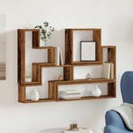 vidaXL Wandplank Wandgemonteerd met opslag Oudhout 96 x 12 x, Verzenden, Nieuw