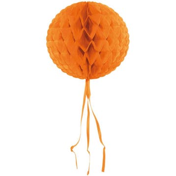Honeycomb Bal Oranje Franje 30cm, Verzenden