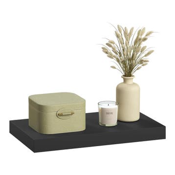 2dekans | eSituro zwevende wandplank - zwart MDF muur plank, Ophalen of Verzenden, Nieuw