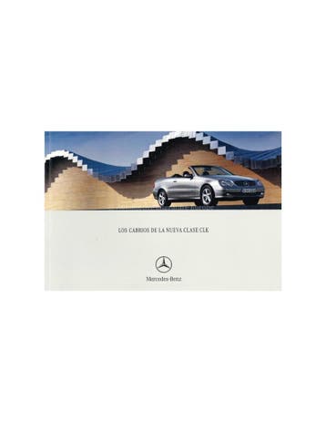 2003 MERCEDES BENZ CLK CABRIOLET BROCHURE SPAANS