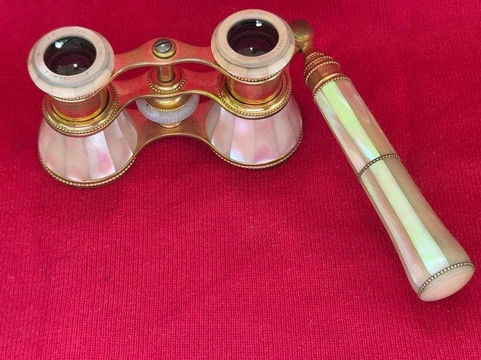 Zoom binoculars - Signiert-Lemaire - 1840-1880 - Frankrijk -, Antiek en Kunst, Antiek | Overige Antiek