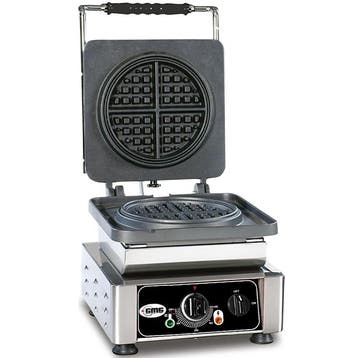 Wafelijzer | AMERICAN | Enkel | Ronde Wafels (Ø160mm) |, Verzenden