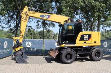 Veiling: Wielgraafmachine Caterpillar M316F Diesel 105kW 201, Ophalen