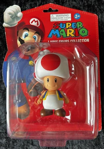 Super Mario Large Figure Collection Toad Sealed, Collections, Verzenden