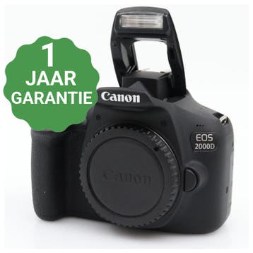 10% korting | Canon EOS 2000D body | Tweedehands, Verzenden