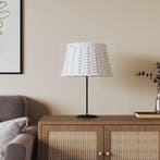 vidaXL Lampenkap Ø38x23 cm wicker wit, Verzenden, Nieuw