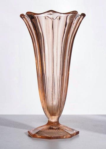 Sächsische Glasfabrik August Walther & Söhne A.G - Vase -, Antiek en Kunst