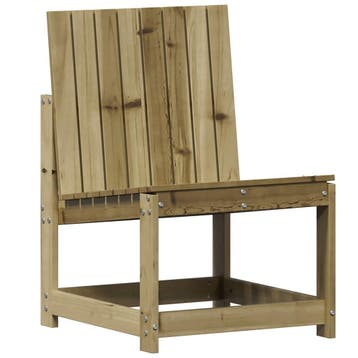 vidaXL Tuinstoel 50,5x55x77 cm geïmpregneerd grenenhout, Verzenden, Nieuw