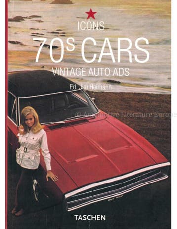 70s CARS, VINTAGE AUTO ADS (ICONS), Boeken, Nieuw