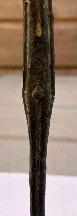 Beeldje - Slanke gestileerde figurine mannelijk - Brons