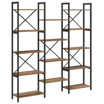 Industriele Boekenkast | Tweede kansje | -41% voor jou, Met plank(en), Verzenden, 150 tot 200 cm, Zo goed als nieuw