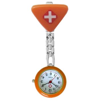 Fako - Verpleegstershorloge - Driehoek - Oranje, Verzenden, Nieuw