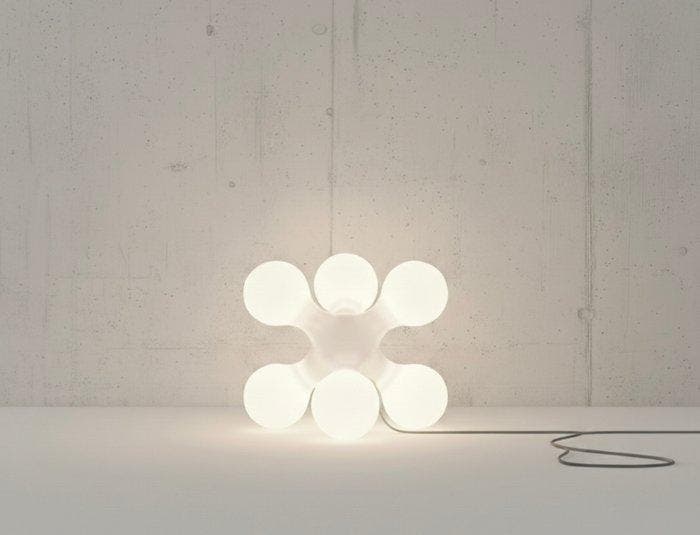 KDLN - HOPF&WORTMANN - Staande lamp - Atomium - Plastic -, Antiquités & Art, Curiosités & Brocante