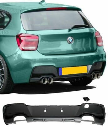 Diffuser | M-tech performance style | geschikt voor BMW 1 se, Verzenden