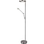 LED Vloerlamp 38W - Dimbaar, Verstelbaar & Mat Nikkel Design, Verzenden, Nieuw