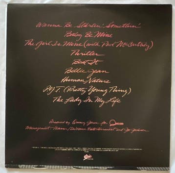 Michael Jackson - Thriller - Vinylplaat - Japanse persing -, Nieuw in verpakking