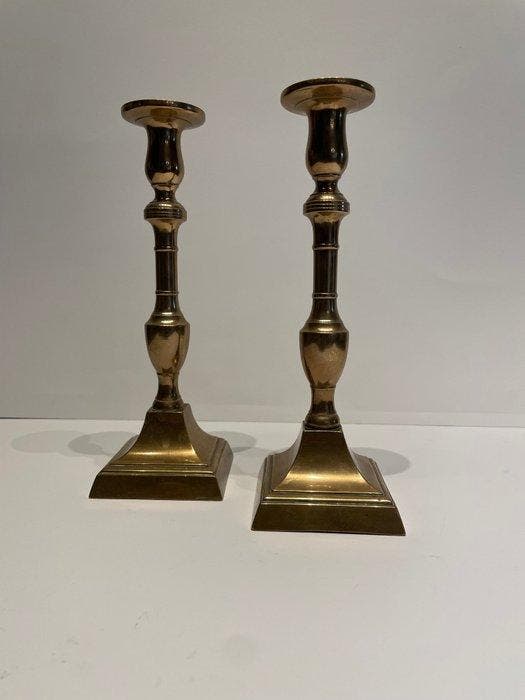 Kandelaar (2) - Koper, Antiek en Kunst, Curiosa en Brocante