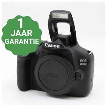 10% korting | Canon EOS 2000D body | Tweedehands, Verzenden, Zo goed als nieuw, Canon