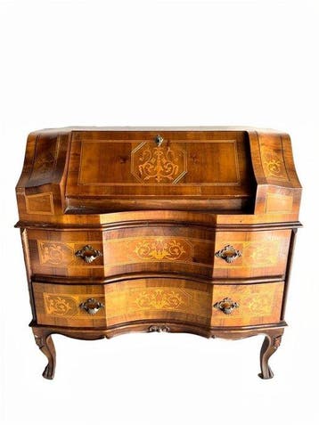 Fratelli Bovolone - Commode - Walnoot - Tromeau met ribalta