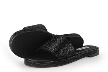 Steve Madden Muiltjes in maat 38 Zwart, Verzenden, Zwart, Steve Madden, Zo goed als nieuw