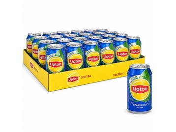 Veiling - 2x 2x tray Lipton ice tea sparkling, Divers
