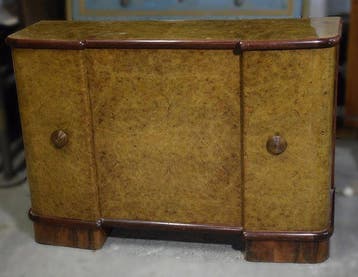 Drankkast - Knoesthout - Elegante barmeubel uit de jaren 30